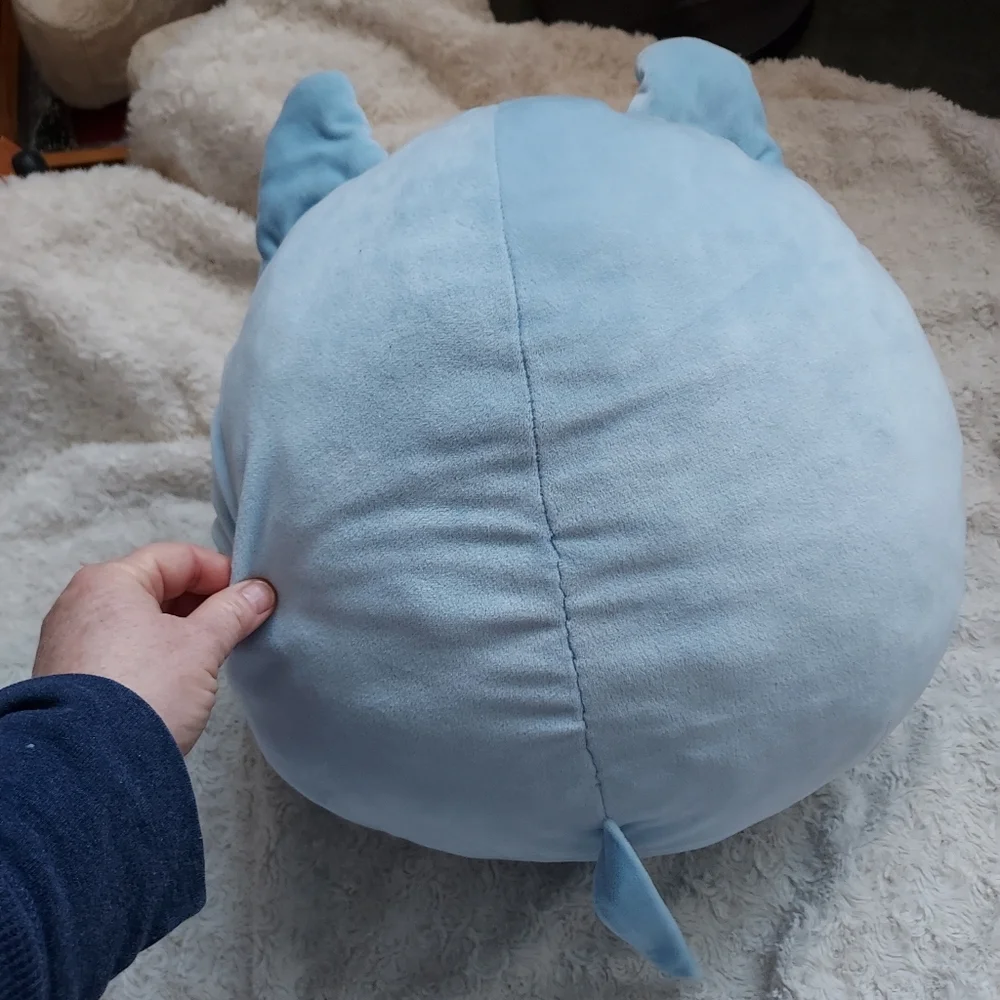 Mushmillows 14" Squishy Blue Cat & Mini squish Unicorn Sensory plush Whimsy - Picture 4 of 9